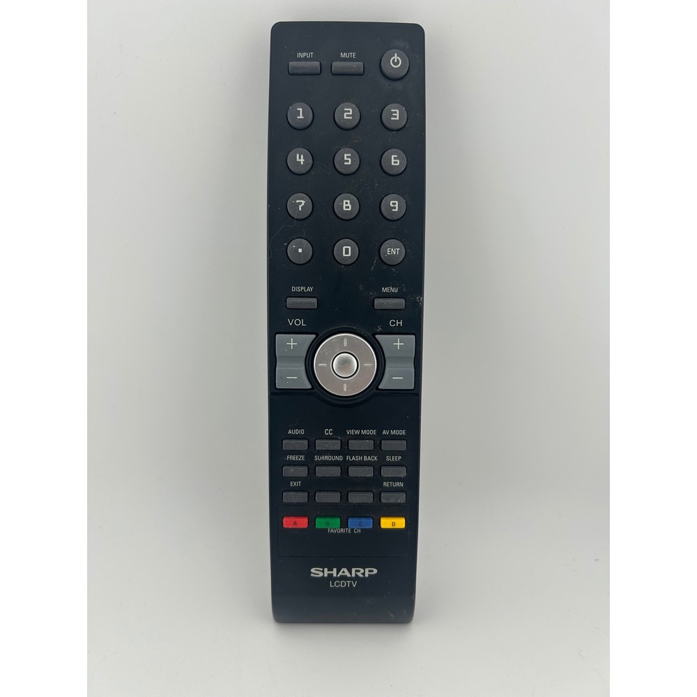 Sharp LCDTV Remote Control Original‎ Black Replacement